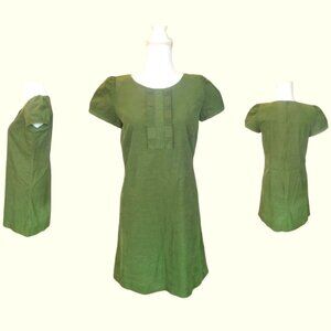 green emerald velvet dress Short Sleeve Suede Dress main image 0